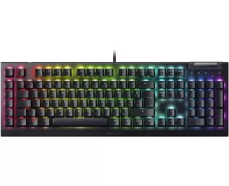 Клавіатура Razer BlackWidow V4 X Green Switch USB RU Black (RZ03-04700800-R3R1)