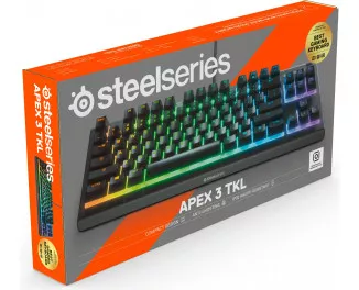 Клавіатура SteelSeries Apex 3 TKL UA USB Black (64831)