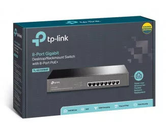 Комутатор TP-Link TL-SG1008MP