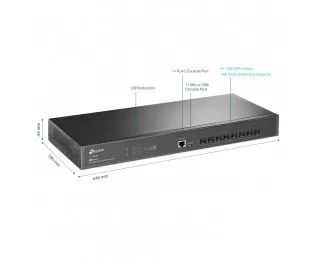 Коммутатор TP-Link TL-SX3008F