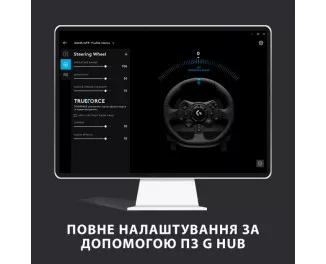 Комплект (кермо, педалі) Logitech G923 TrueForce PS4/PS5/PC (941-000149)