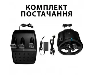 Комплект (кермо, педалі) Logitech G923 TrueForce Xbox One/PC (941-000158)