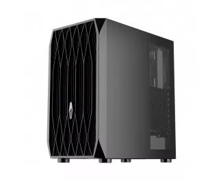 Корпус 1stPlayer AY7-BK-4F1 Black без БП