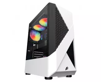 Корпус 1stPlayer F3-A-WH-4F1 White без БП