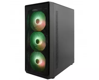 Корпус 1stPlayer FD3-BK-4F7 Black без БЖ