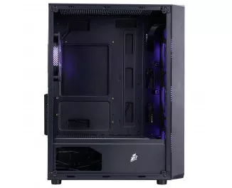 Корпус 1stPlayer FD3-M-BK-4F7 Black без БП