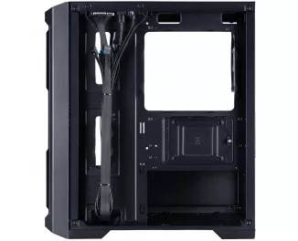 Корпус 1stPlayer H2-BK-4F7 Black без БП