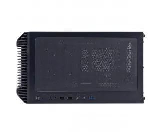 Корпус 1stPlayer H6-BK-4F7 Black без БП