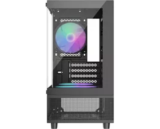 Корпус 1stPlayer Mi2-A-BK-2F7R-1F7 Black без БЖ