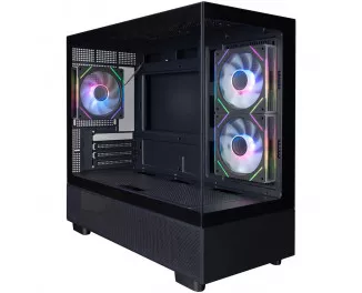 Корпус 1stPlayer Mi5-BK-2FC7R-1FC7 Black без БЖ