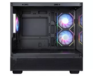 Корпус 1stPlayer Mi5-BK-2FC7R-1FC7 Black без БП
