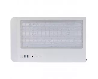 Корпус 1stPlayer UV6-WH-2FC7R-W-1FC7-W White без БП