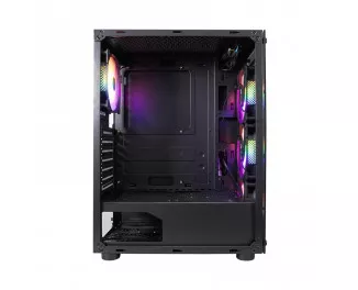 Корпус 1stPlayer V3-B-4F1 Black без БП