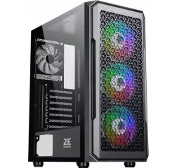Корпус 2E Gaming Hexagon Black (2E-G338) без БП