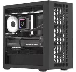 Корпус AeroCool D302A-G-BK-v1 (ACCS-DS04043.11) Black без БП