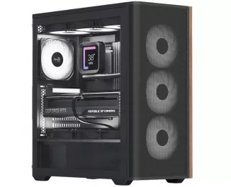 Корпус AeroCool D501A-G-BK-v2 (ACCM-DS01043.11) Black без БЖ