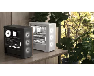 Корпус AeroCool D501A-G-WT-v2 (ACCM-DS01043.21) White без БП