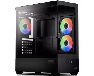 Корпус AeroCool P500D Digi-G-BK-v1 Black (ACCM-PN07033.11)