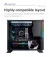 Корпус ALmordor Sparkle 170M Black (ALS170MMBK) без БП