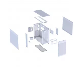 Корпус ASUS Prime AP303 Mesh White (90DC00V3-B39000)