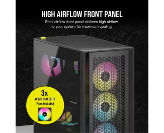 Корпус Corsair iCUE 4000D RGB Airflow Black (CC-9011240-WW)