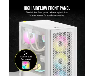 Корпус Corsair iCUE 4000D RGB Airflow White (CC-9011241-WW)