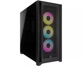 Корпус Corsair iCUE 5000D RGB AirFlow Tempered Glass Black без БП (CC-9011242-WW)