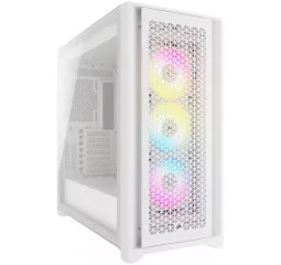 Корпус Corsair iCUE 5000D RGB AirFlow Tempered Glass White без БП (CC-9011243-WW)