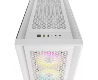 Корпус Corsair iCUE 5000D RGB AirFlow Tempered Glass White без БП (CC-9011243-WW)