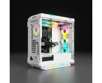 Корпус Corsair iCUE 5000T RGB Tempered Glass White (CC-9011231-WW)