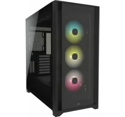 Корпус Corsair iCUE 5000X RGB Tempered Glass Black (CC-9011212-WW) без БП