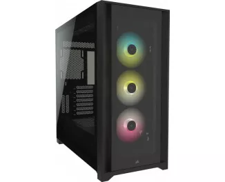 Корпус Corsair iCUE 5000X RGB Tempered Glass Black (CC-9011212-WW) без БП