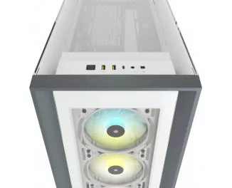 Корпус Corsair iCUE 5000X RGB Tempered Glass White (CC-9011213-WW) без БП