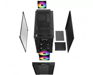 Корпус DeepCool CC360 ARGB Black (R-CC360-BKAPM3-G-1) без БП