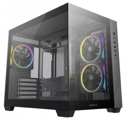 Корпус DeepCool CG330 3F Black (R-CG330-BKNGM3-G) без БП