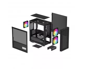 Корпус DeepCool CH360 Digital Black (R-CH360-BKAPE3D-G-1) без БЖ