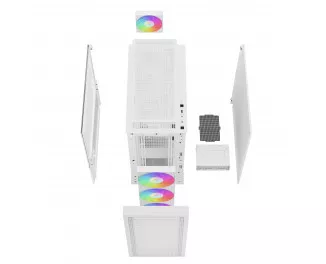 Корпус DeepCool CH560 Digital White (R-CH560-WHAPE4D-G-1) без БП