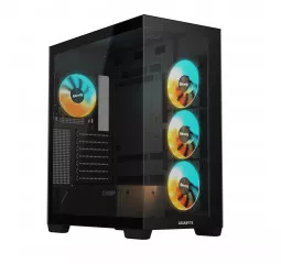 Корпус Gigabyte AORUS C500 Panoramic Stealth Tempered Glass Black без БП (GB-C500P ST)
