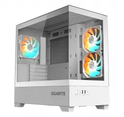 Корпус Gigabyte C201 Panoramic Tempered Glass Ice без БП (GB-C201PI)