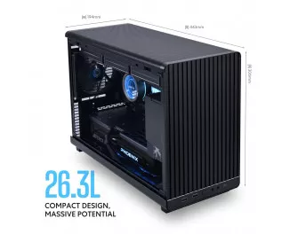 Корпус Lian Li A3-mATX Black (G99.A3X.00) без БП