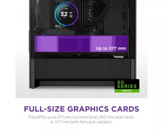 Корпус NZXT H3 Flow Black без БП (CC-H31FB-01)