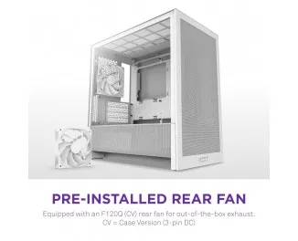 Корпус NZXT H3 Flow White без БП (CC-H31FW-01)
