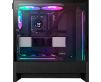 Корпус NZXT H5 Flow RGB Black (CC-H52FB-R1) без БЖ