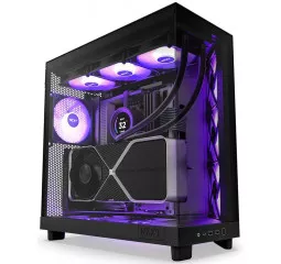 Корпус NZXT H6 Flow RGB All Black (CC-H61FB-R1)