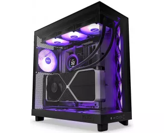 Корпус NZXT H6 Flow RGB All Black (CC-H61FB-R1)