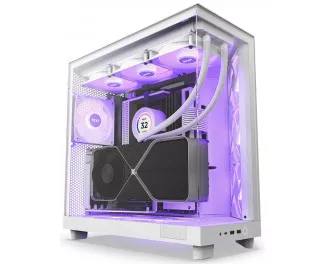 Корпус NZXT H6 Flow RGB All White (CC-H61FW-R1)