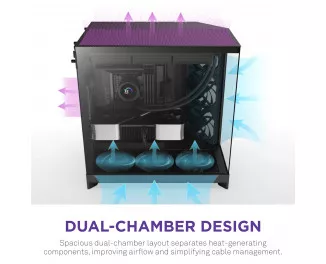 Корпус NZXT H9 Flow Black без БП (CM-H92FB-01)