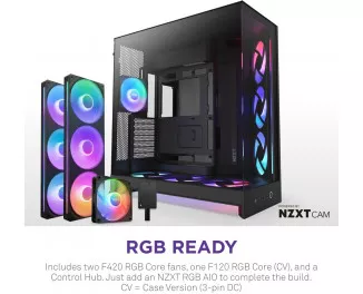 Корпус NZXT H9 Flow RGB+ Black (CM-H92FB-P1)