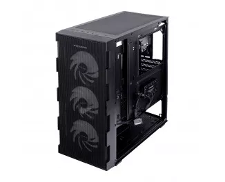 Корпус Prologix E115 Tempered Glass&Mesh Black