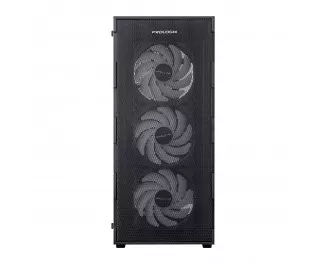 Корпус Prologix E115 Tempered Glass&Mesh Black